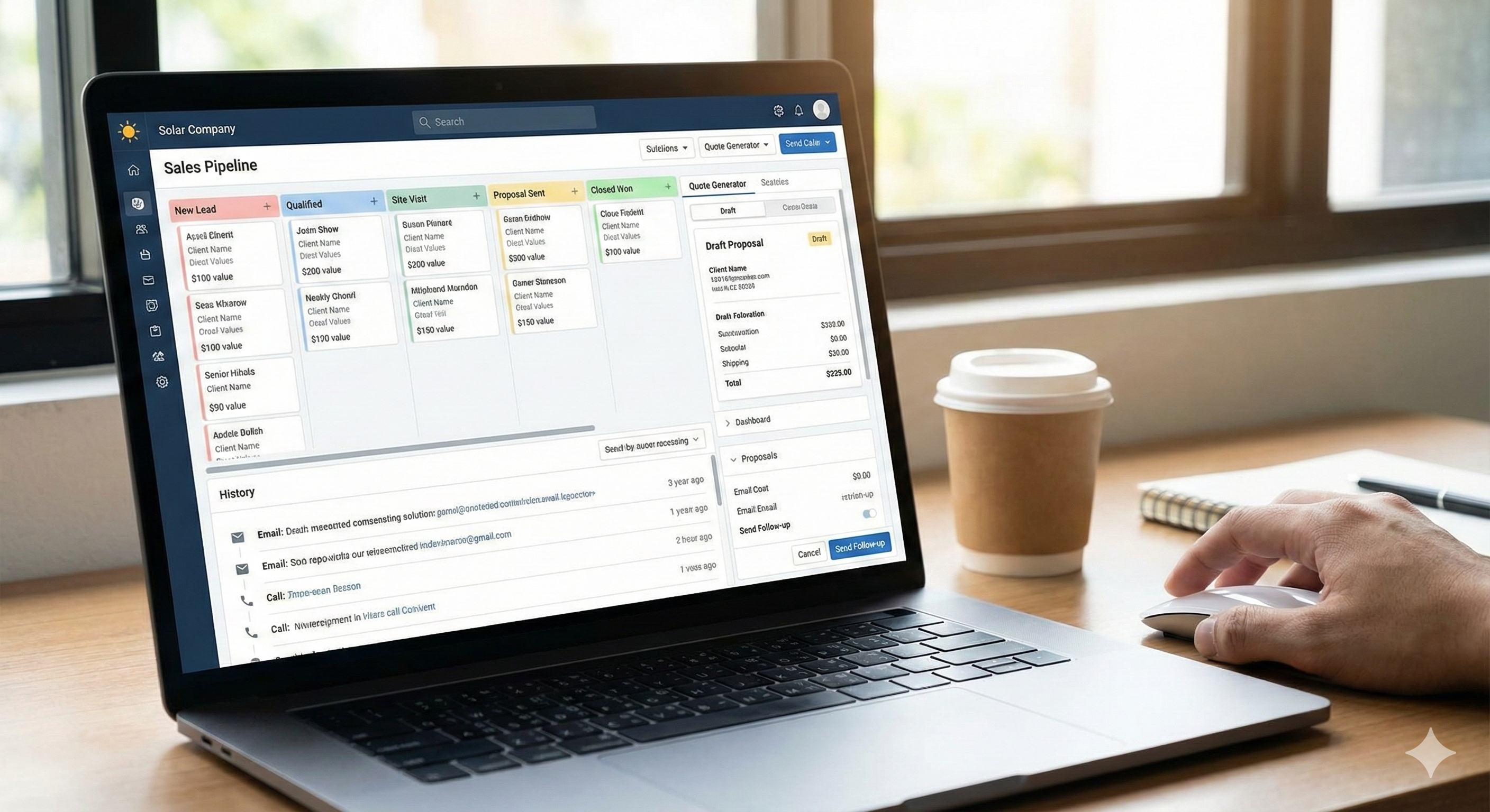 CRM Sales Pipeline Dashboard